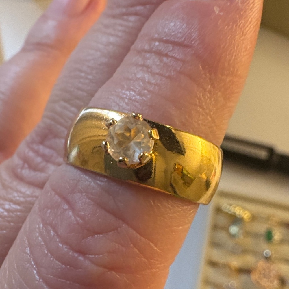 Gold Electroplate Ring